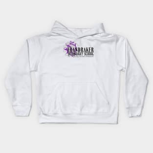 Frandraker Secondary School Logo - Light Shirt Kids Hoodie